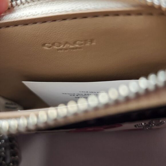 NWT Coach CZ761 Zip Card Case With Cherry Print - Picture 4 of 4